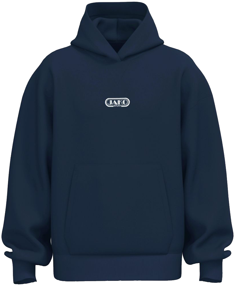 Jako Wardrobe Hoodie, 2XL, marine/weiß