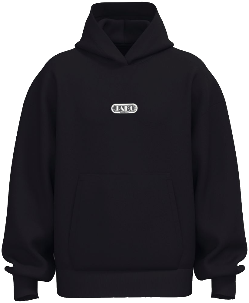 Jako Wardrobe Hoodie, 2XL, schwarz/weiß