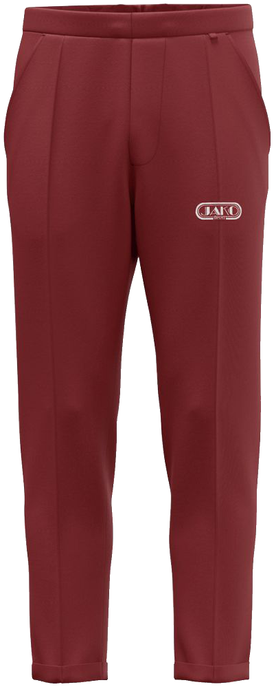 Jako Wardrobe Trainingshose, 2XL, weinrot/schwarz