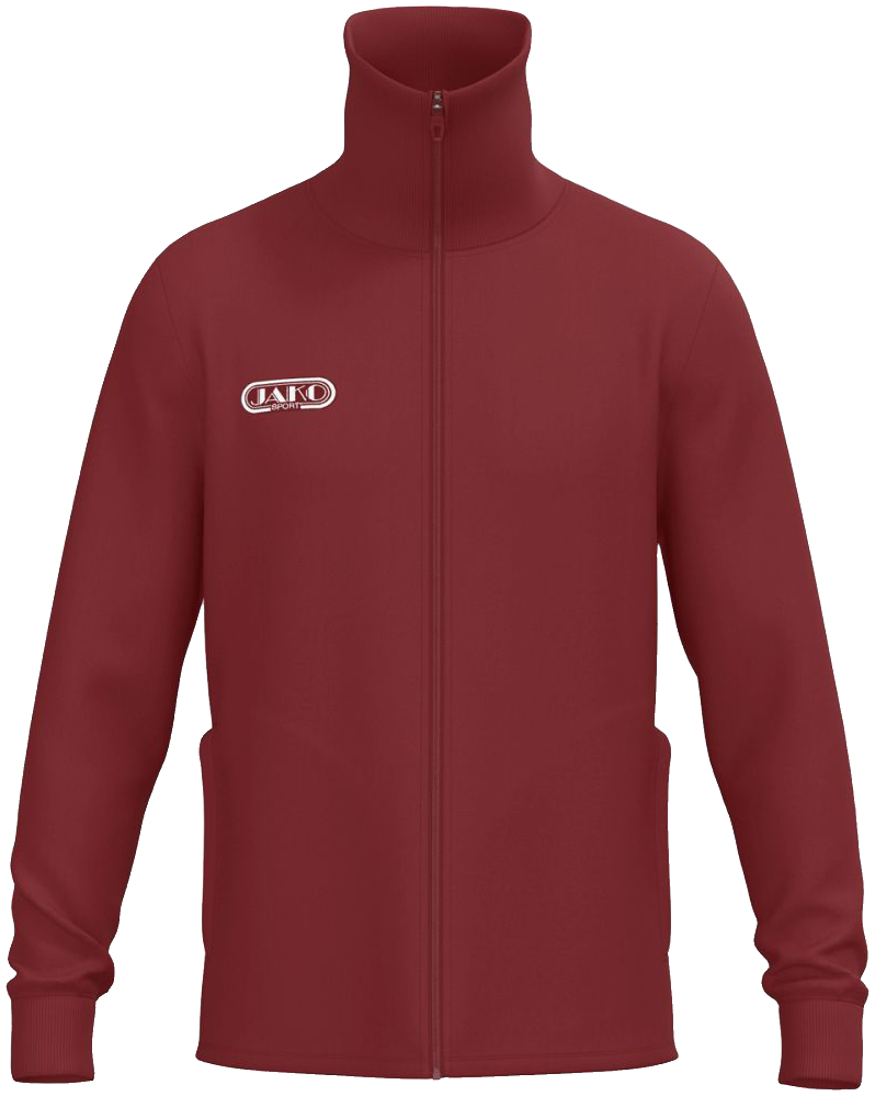 Jako Wardrobe Trainingsjacke, 2XL, weinrot/schwarz