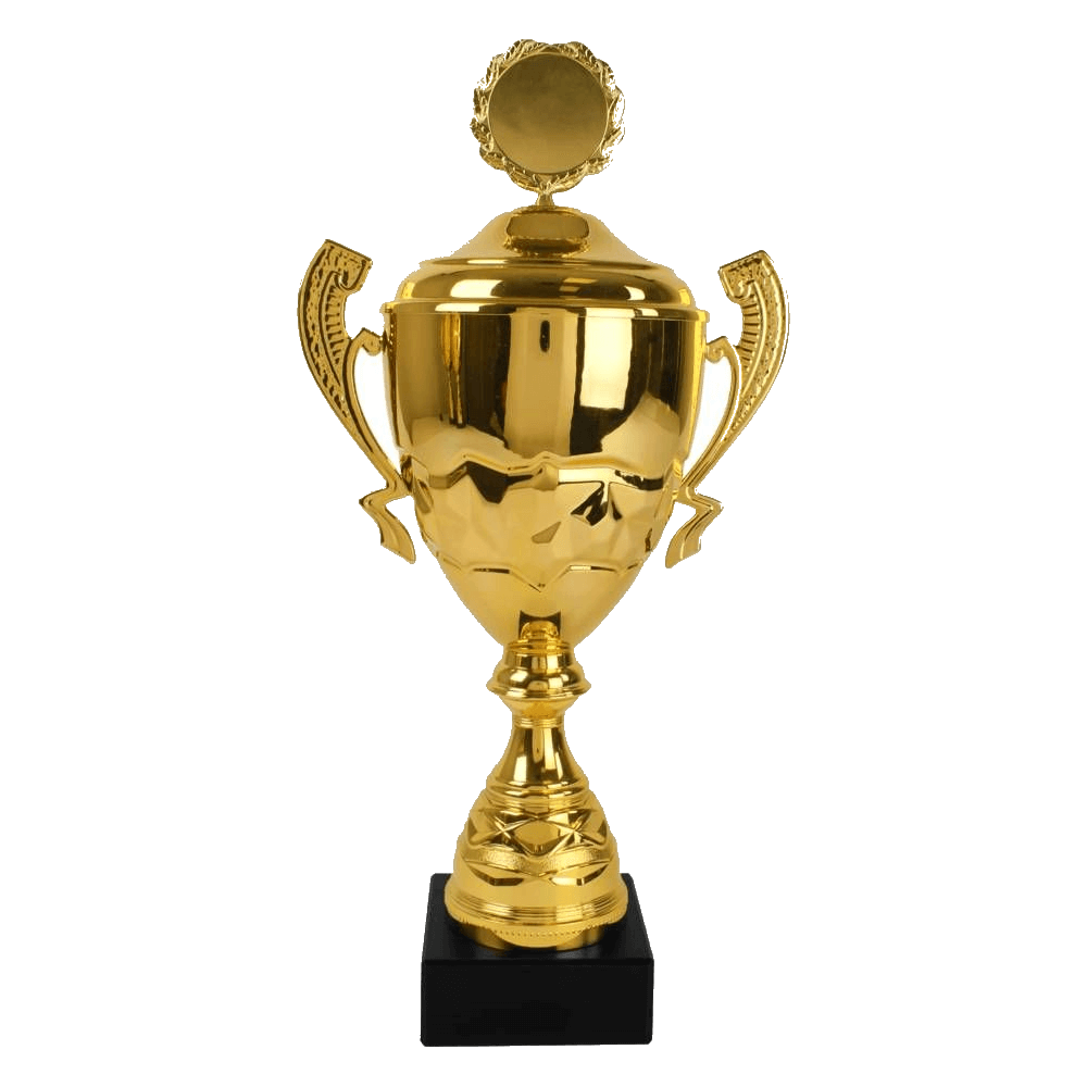 Pokal inklusiv 30 Buchstaben Gravur gold