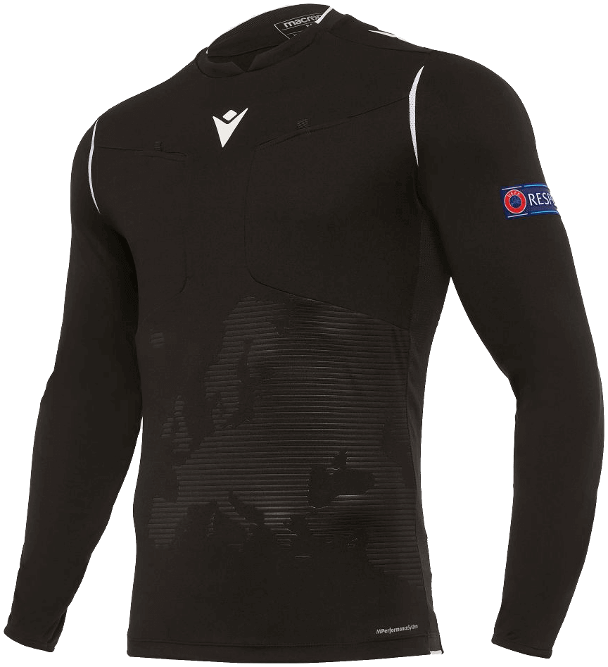 Macron Langarm-Schiedsrichter-Trikot UEFA EURO 20