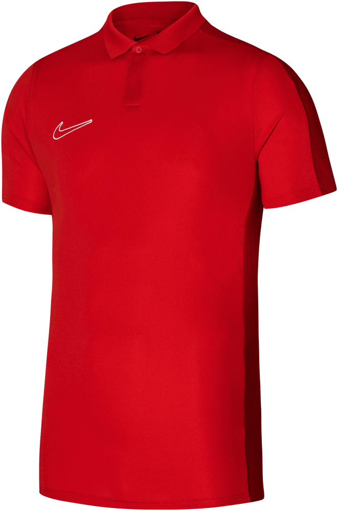 Nike Academy 23 Poloshirt, 2XL, rot/dunkelrot