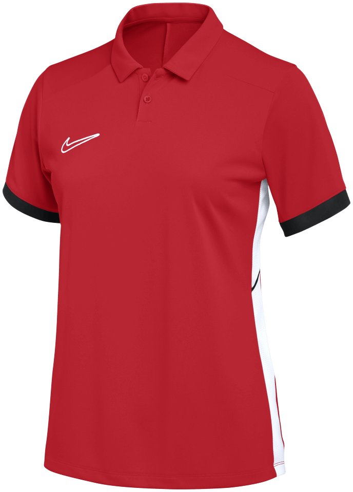 Nike Academy 25 Poloshirt, 2XL, rot/schwarz/weiß