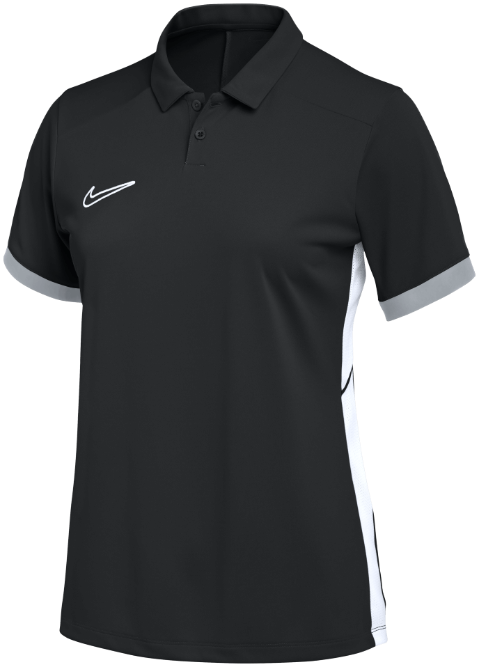 Nike Academy 25 Poloshirt, 2XL, schwarz/grau/weiß