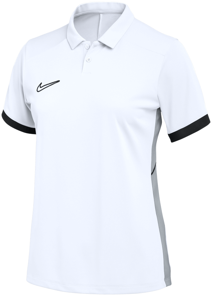 Nike Academy 25 Poloshirt, 2XL, weiß/schwarz/grau