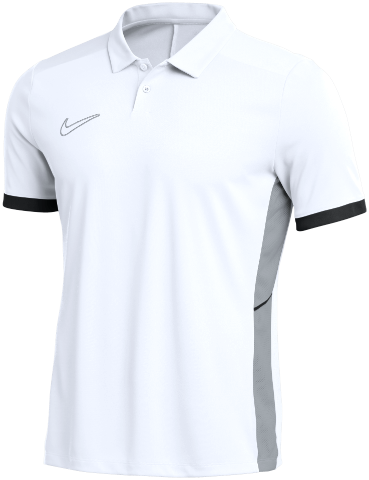 Nike Academy 25 Poloshirt, 3XL, weiß/schwarz/grau