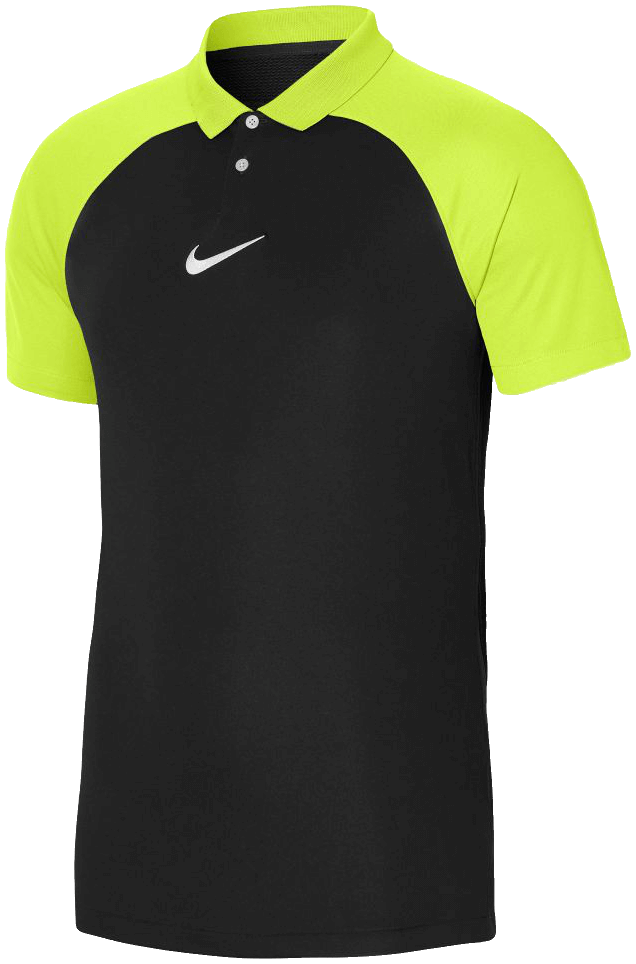 Nike Academy Pro Poloshirt, L, schwarz/neongelb