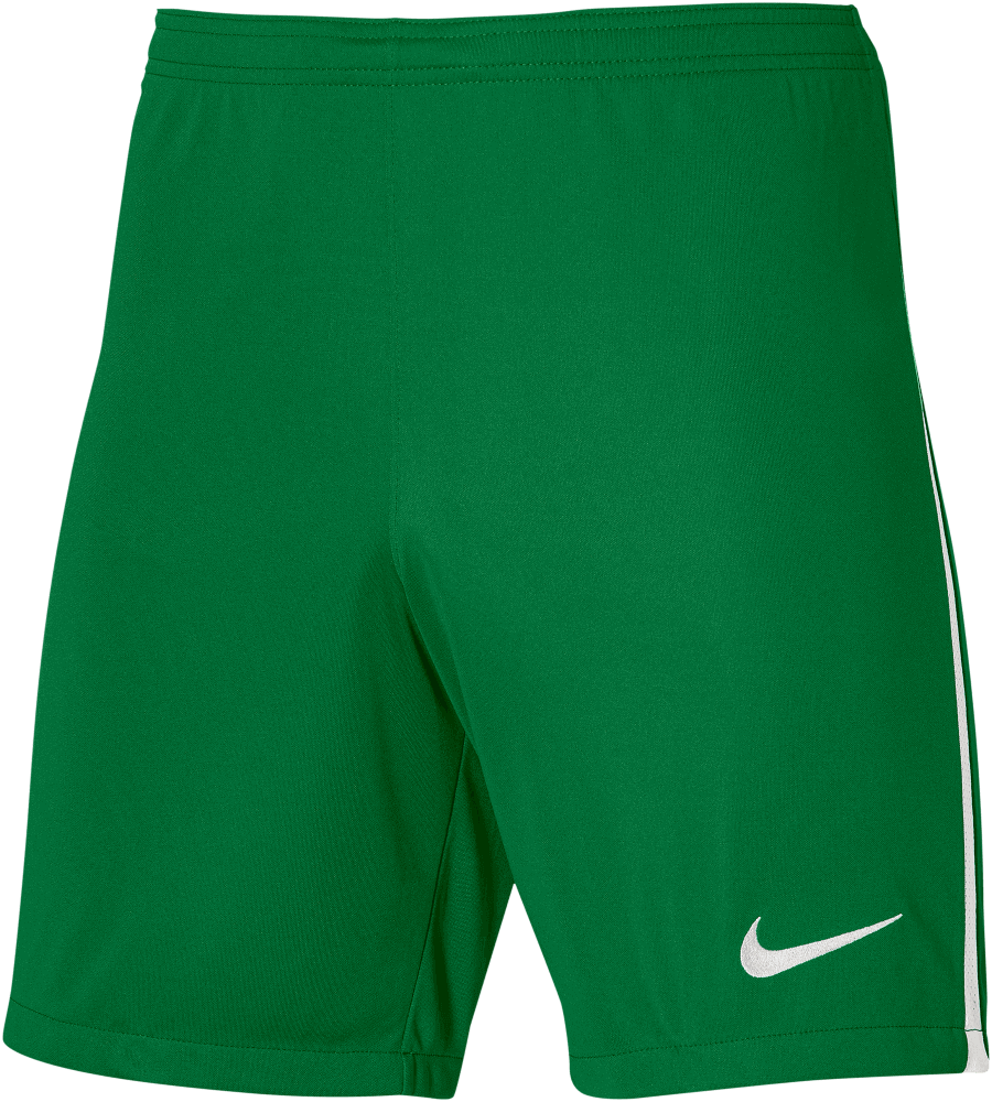 Nike Fussball Strick Shorts League III, 164, grün/weiß