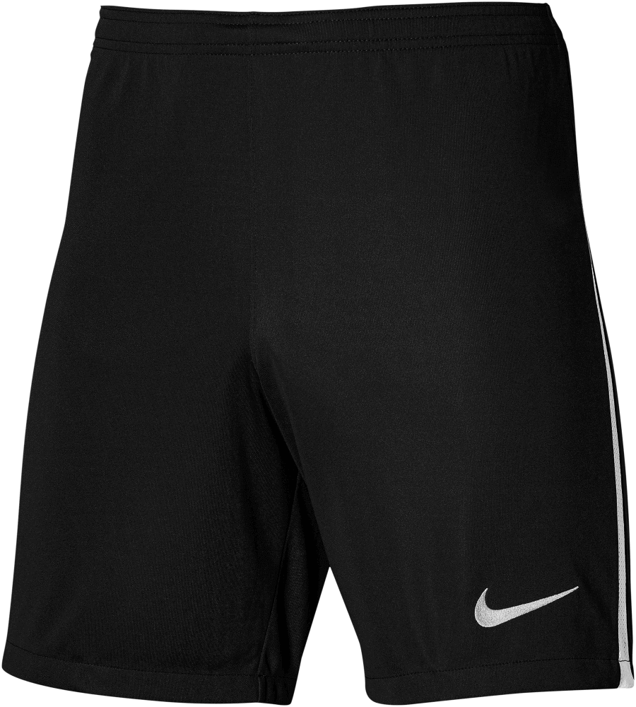 Nike Fussball Strick Shorts League III, 164, schwarz/weiß