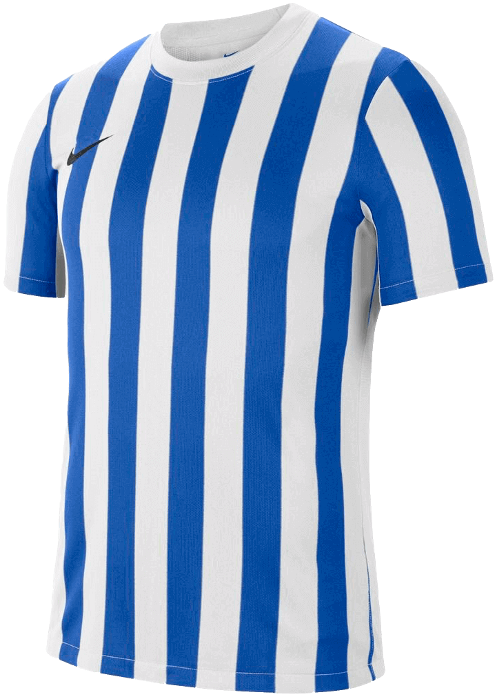 Nike Fußball Trikot Striped Division IV, XL, blau/weiß