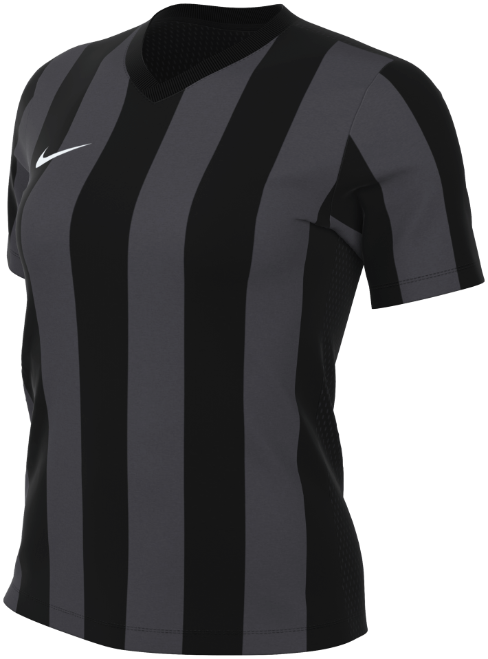 Nike Fussball Trikot Striped Division V, 2XL, schwarz/anthrazit/weiß