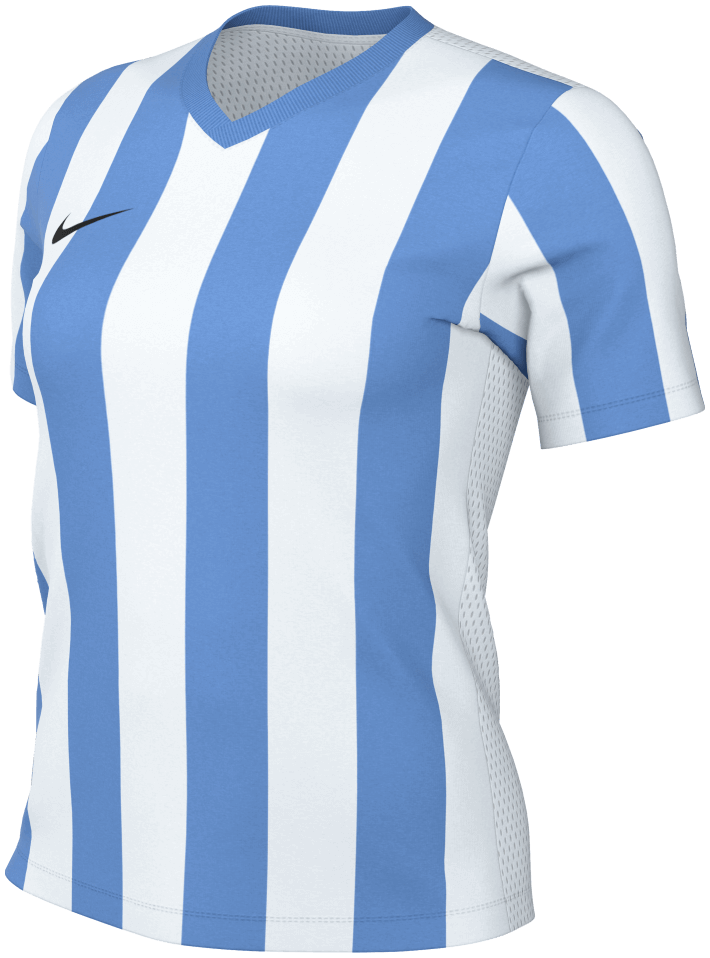 Nike Fussball Trikot Striped Division V, 2XL, weiß/hellblau