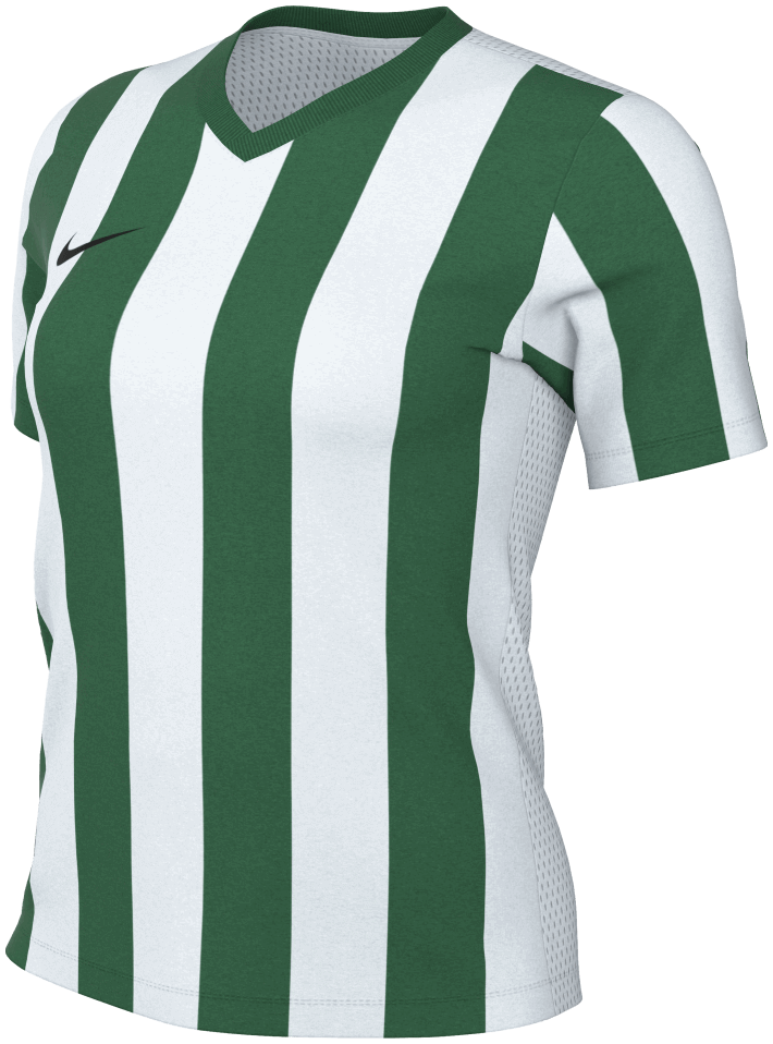 Nike Fussball Trikot Striped Division V, 2XL, weiß/grün/schwarz