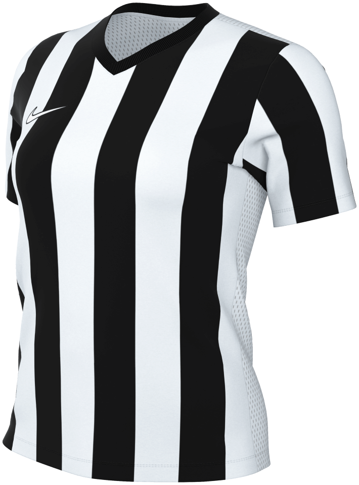 Nike Fussball Trikot Striped Division V, 2XL, weiß/schwarz