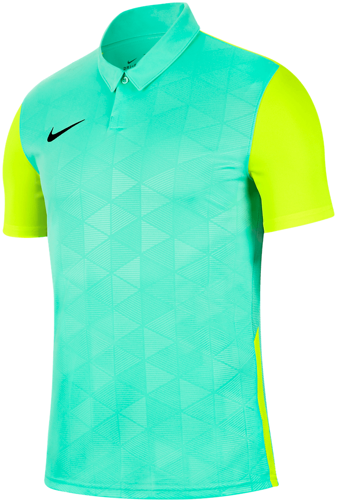 Nike Fussball Trikot Trophy 4, 152, türkis/neongelb