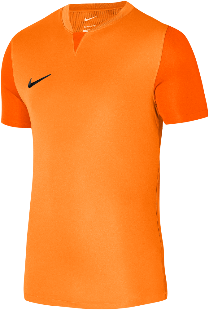 Nike Fussball Trikot Trophy V, 164, orange/schwarz