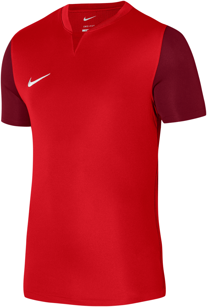 Nike Fussball Trikot Trophy V, 164, rot/dunkelrot