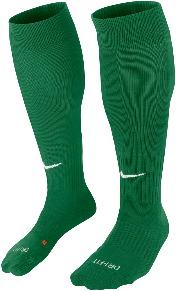 Nike Fussballsocken Classic 2, 47-50, grün/weiß