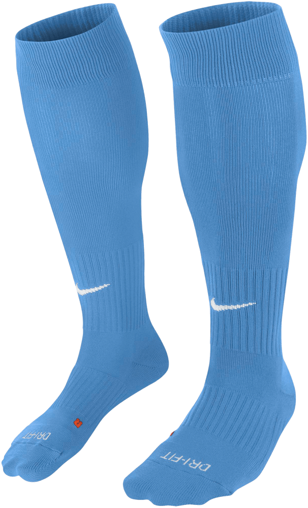 Nike Fussballsocken Classic 2, 47-50, hellblau/weiß