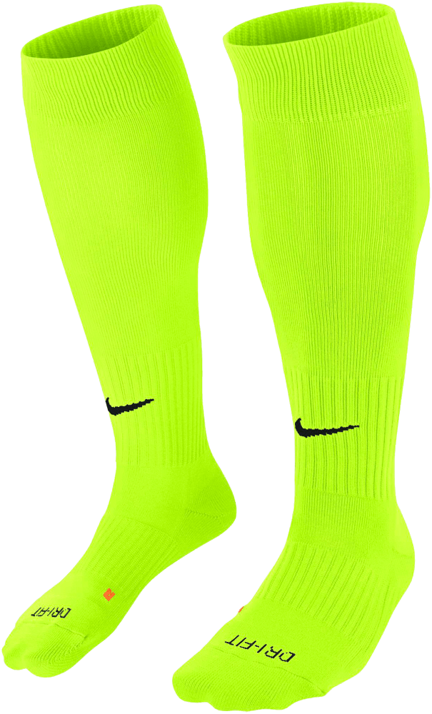 Nike Fussballsocken Classic 2, 46-50, neongelb/schwarz