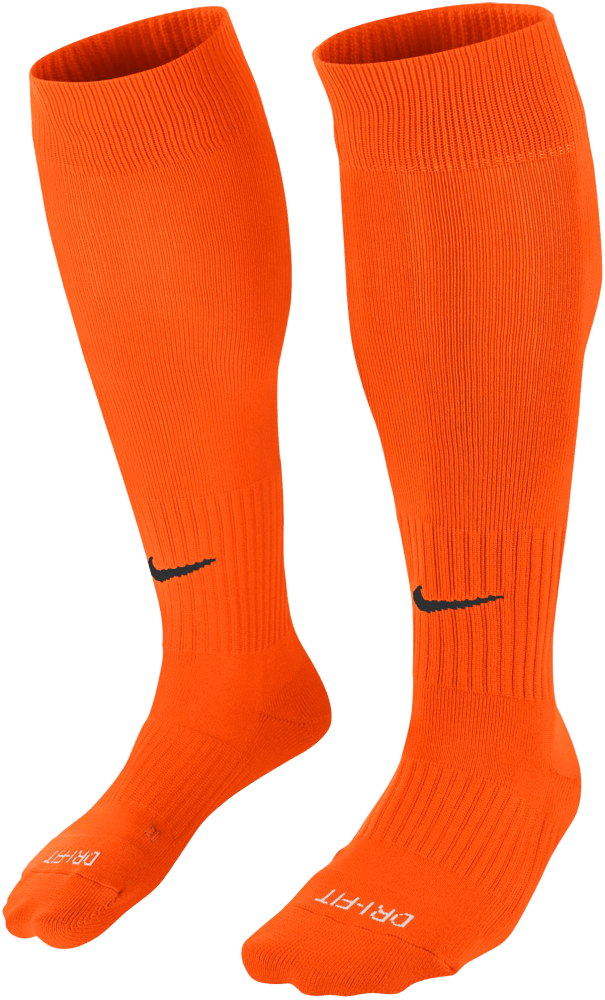 Nike Fussballsocken Classic 2, 46-50, orange/schwarz