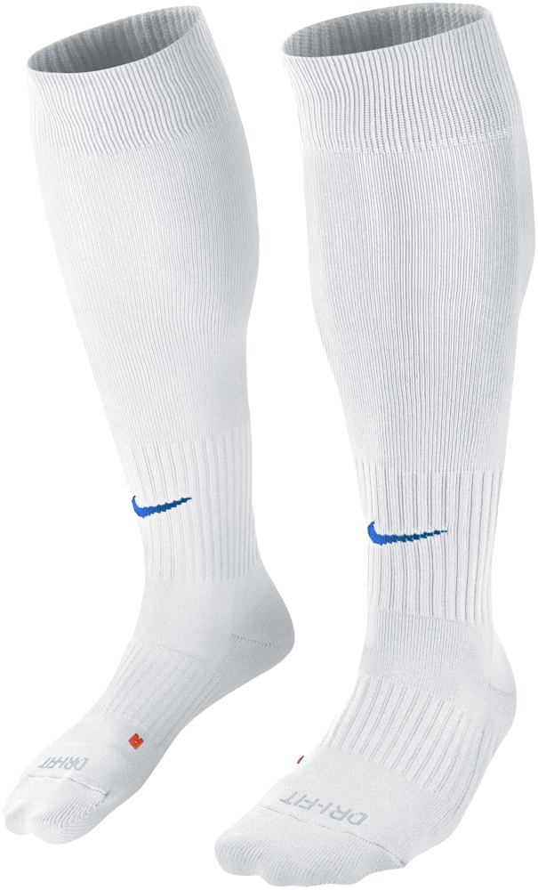 Nike Fussballsocken Classic 2, 47-50, weiß/blau