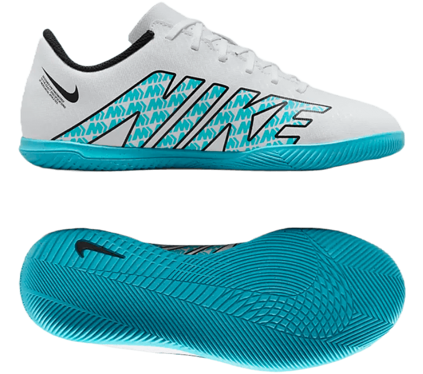 Nike Kinder Fußballschuh Hallenschuh Vapor 15 Club IC weiß blau schwarz