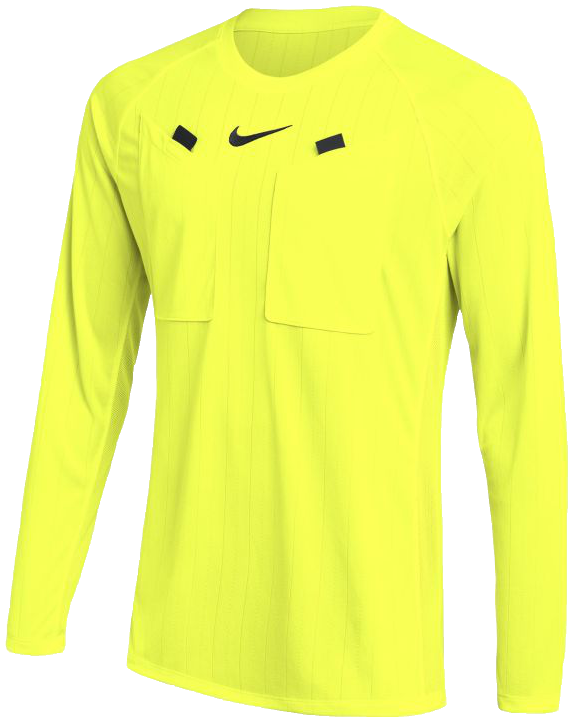 Nike Schiedsrichtertrikot Langarm Referee III, 2XL, neongelb/schwarz