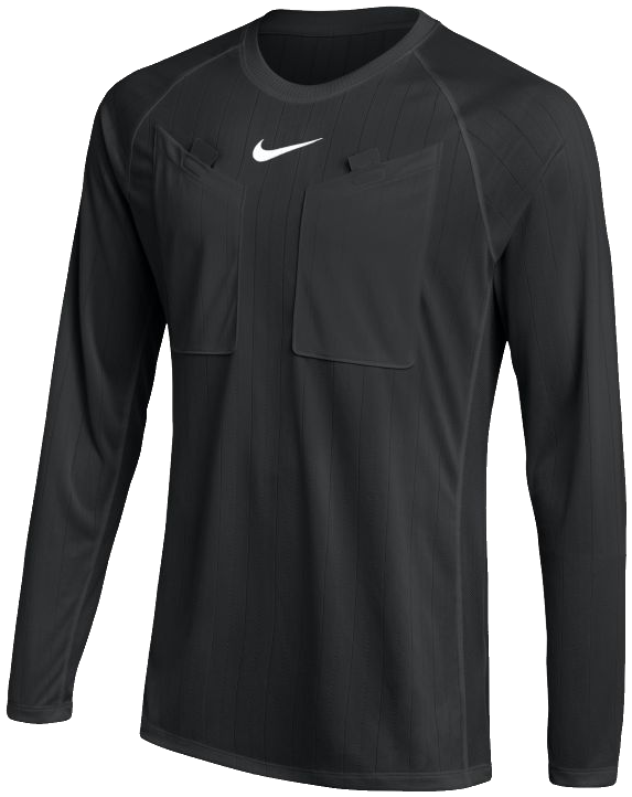 Nike Schiedsrichtertrikot Langarm Referee III, 2XL, schwarz/weiß