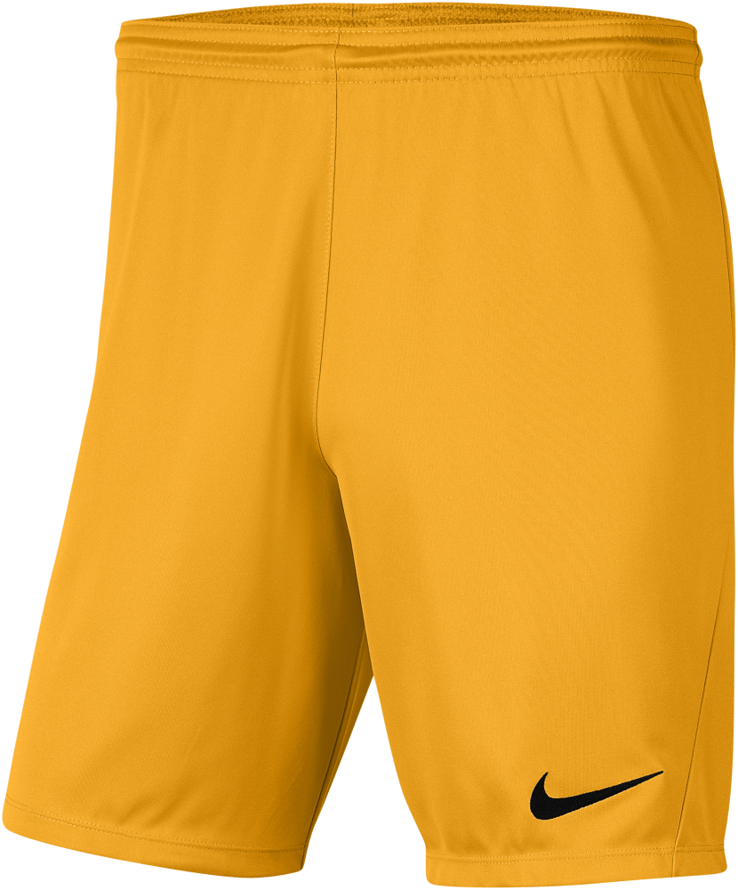 Nike Short Park 3, 164, gold/schwarz