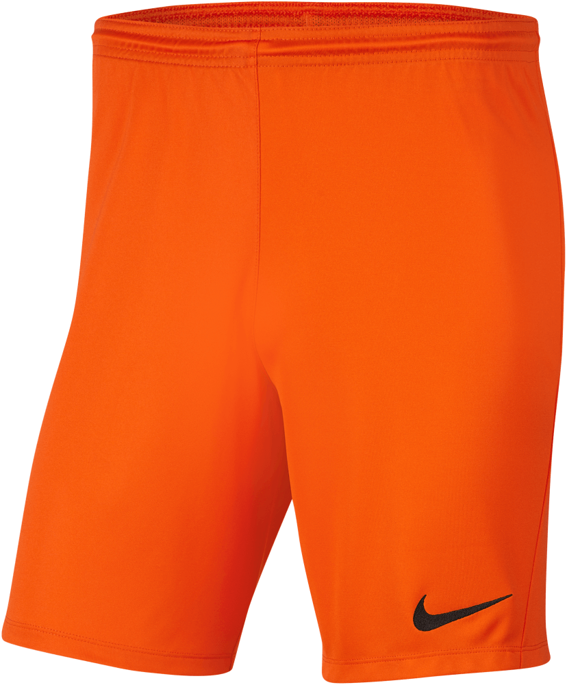 Nike Short Park 3, 164, orange/schwarz