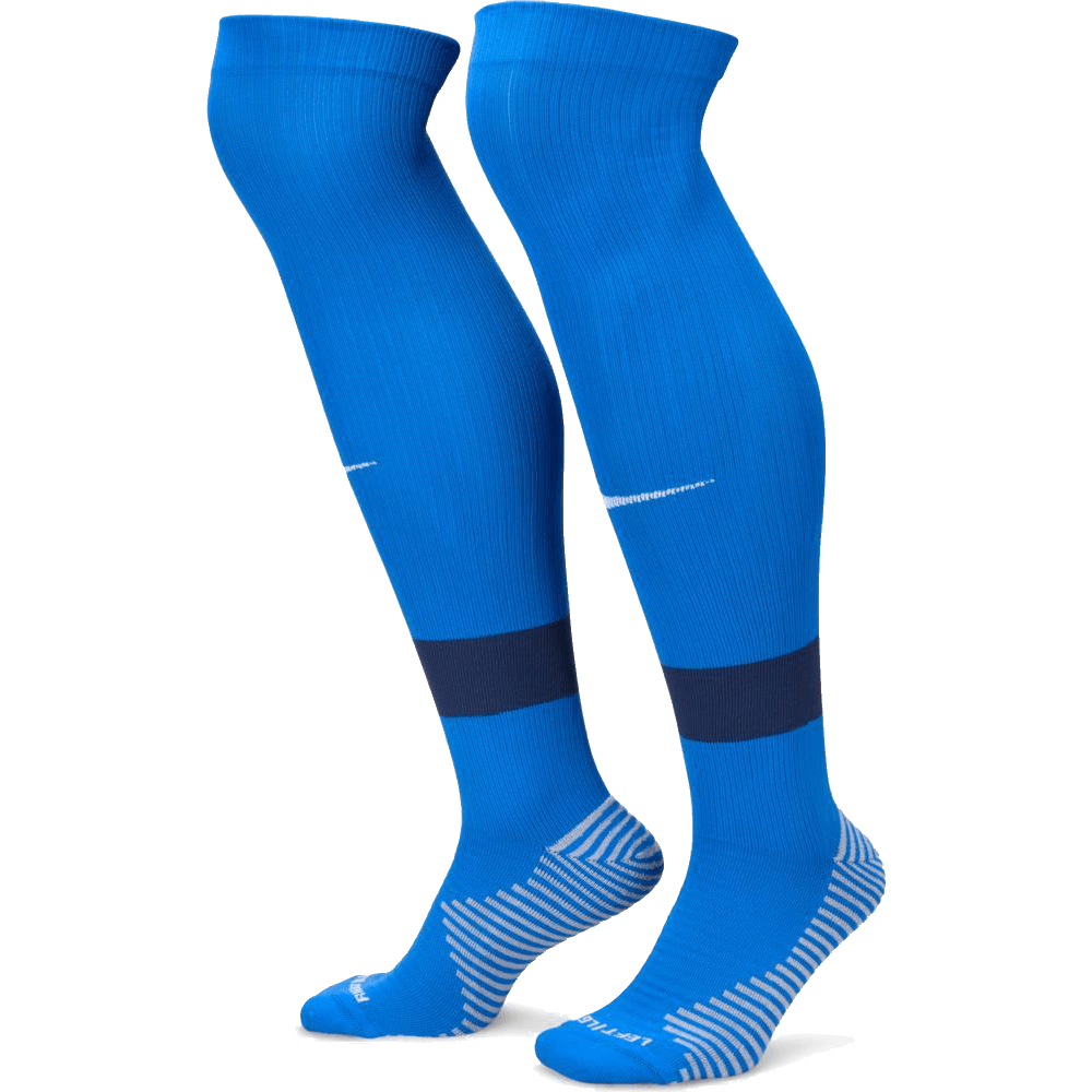 Nike Strike Sockenstutzen, XL, blau/weiß