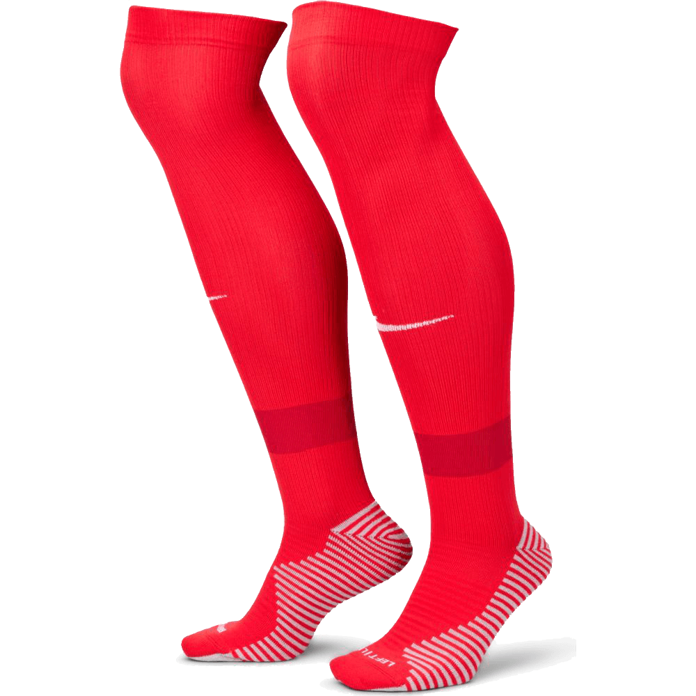 Nike Strike Sockenstutzen, XL, rot/weiß