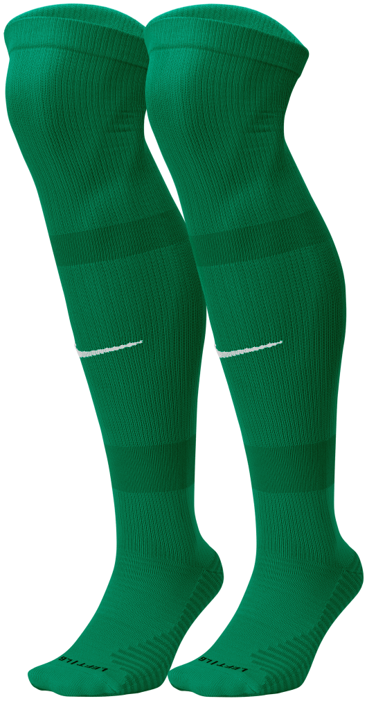 Nike Stutzenstrumpf Matchfit Sock, 38-42, grün/weiß