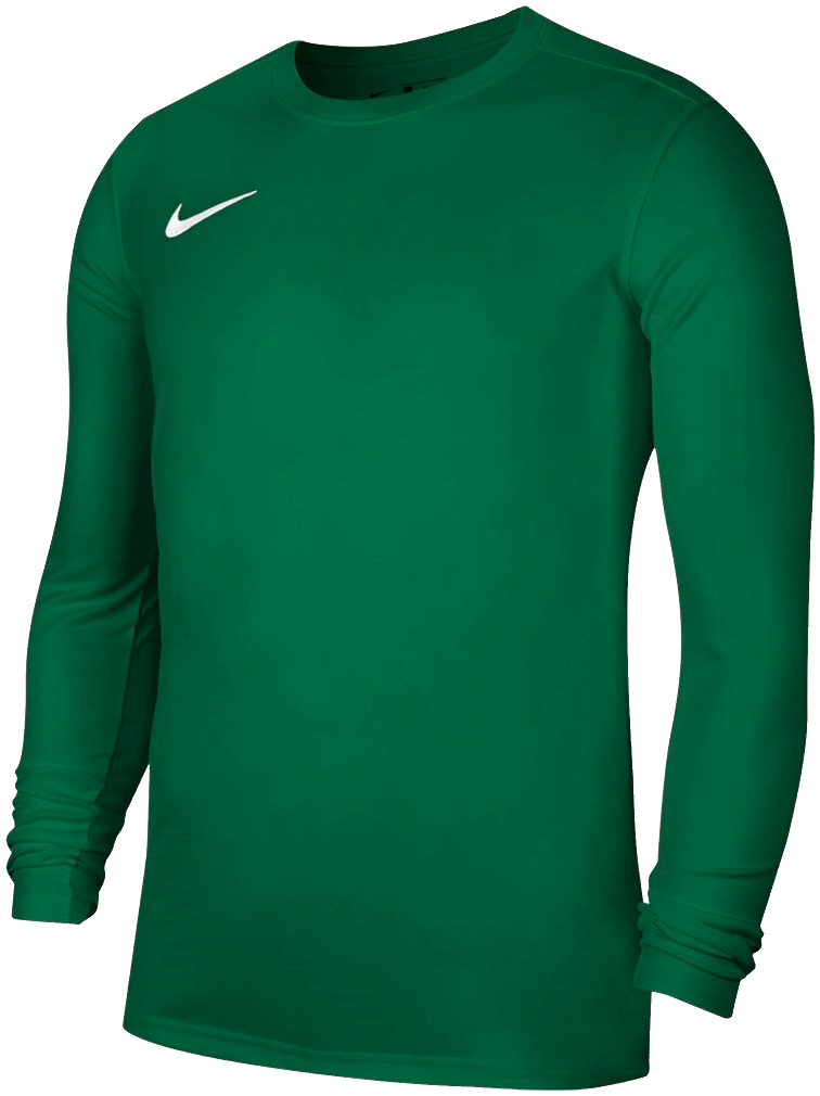 Nike Trikot langarm Park 7, 164, grün/weiß