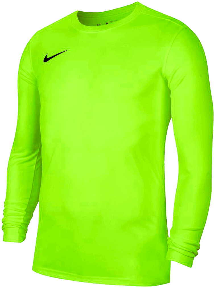 Nike Trikot langarm Park 7, 152, neongelb/schwarz
