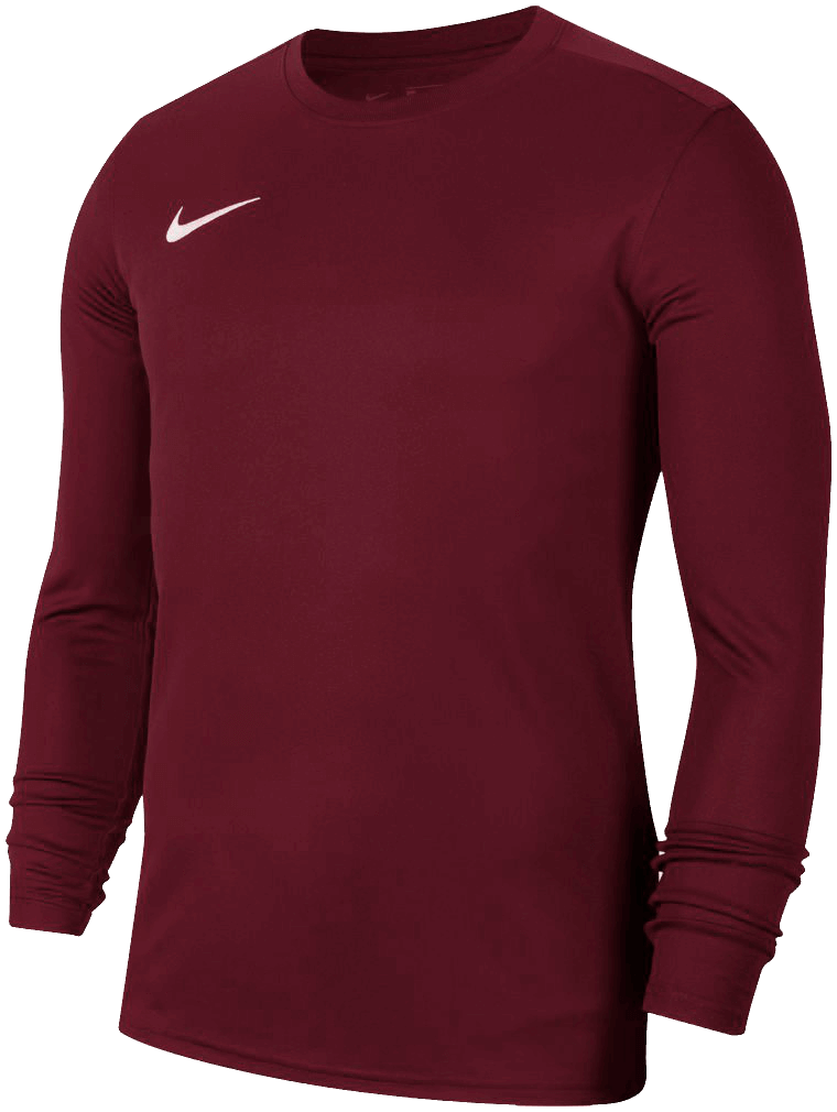 Nike Trikot langarm Park 7, 164, weinrot/weiß