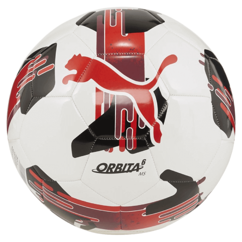 Puma Fussball Grösse 3 290g Orbita 6 MS weiß/rot/schwarz