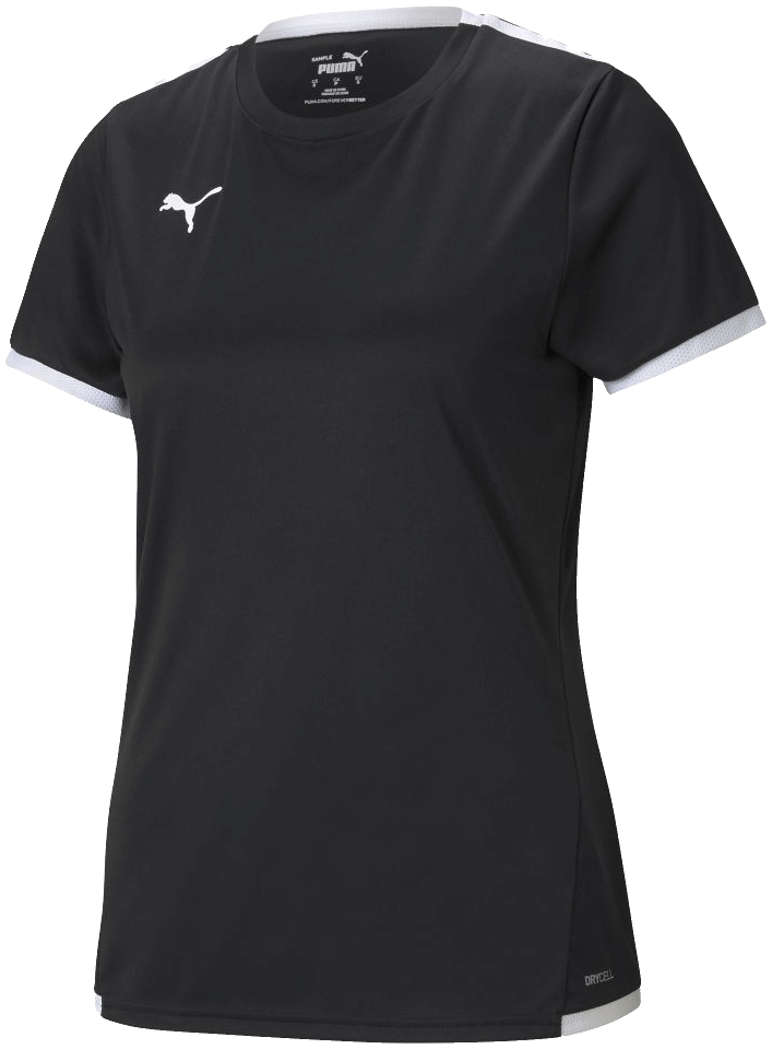 Puma Fussball Trikot Team Liga, S, schwarz/weiß