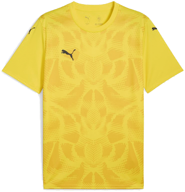 Puma Fussball Trikot teamULTIMATE, 3XL, gelb/schwarz