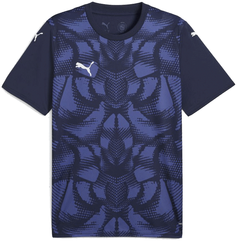Puma Fussball Trikot teamULTIMATE, 176, navy/weiß