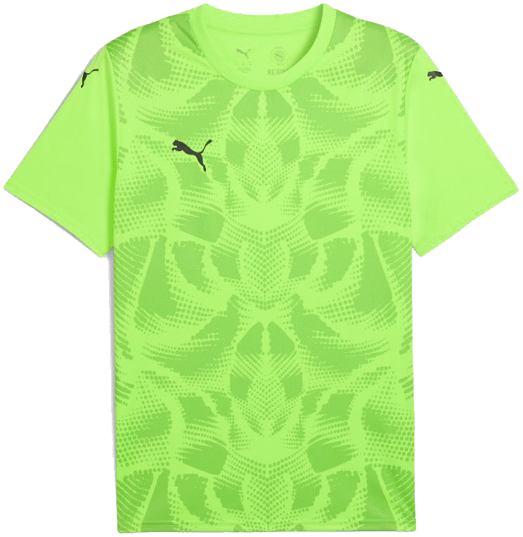 Puma Fussball Trikot teamULTIMATE, 176, neongrün/schwarz