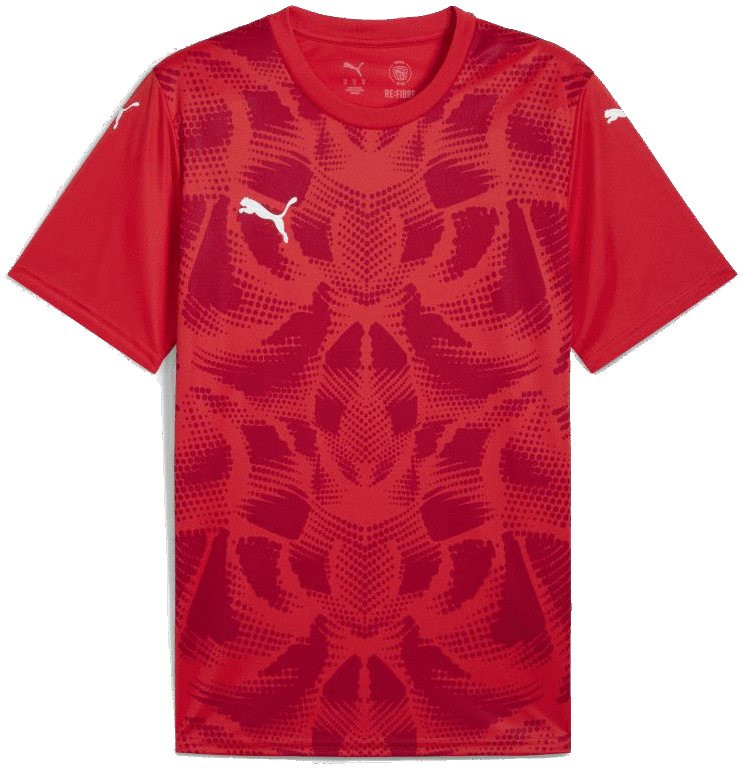 Puma Fussball Trikot teamULTIMATE, 176, rot/weiß