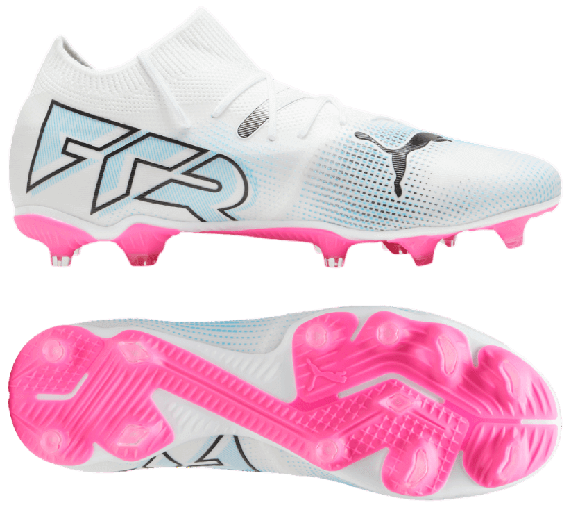 Puma Fussballschuh Future 7 Match FG/AG weiß blau pink