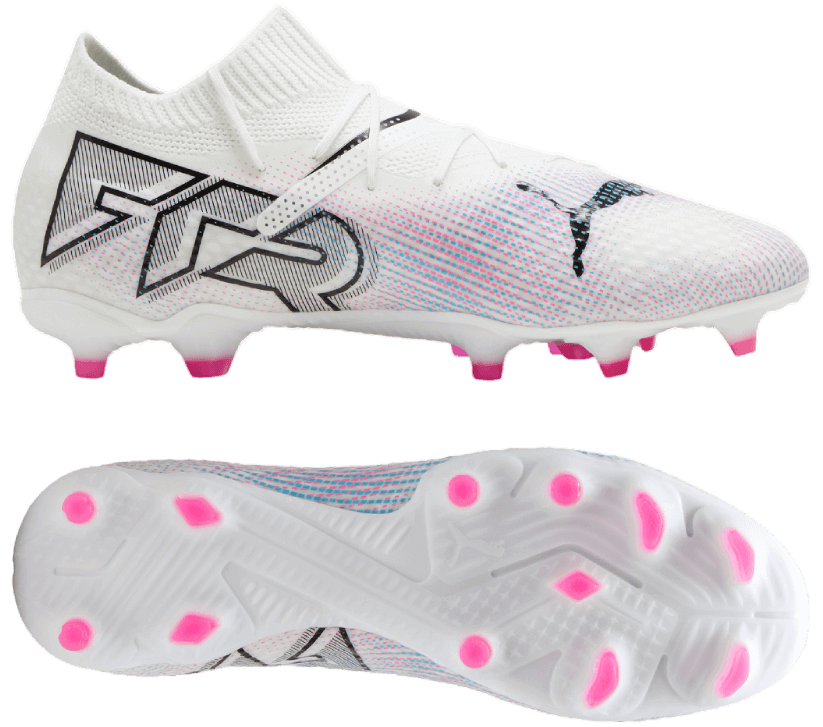 Puma Fussballschuh Future 7 Pro FG/AG weiß pink