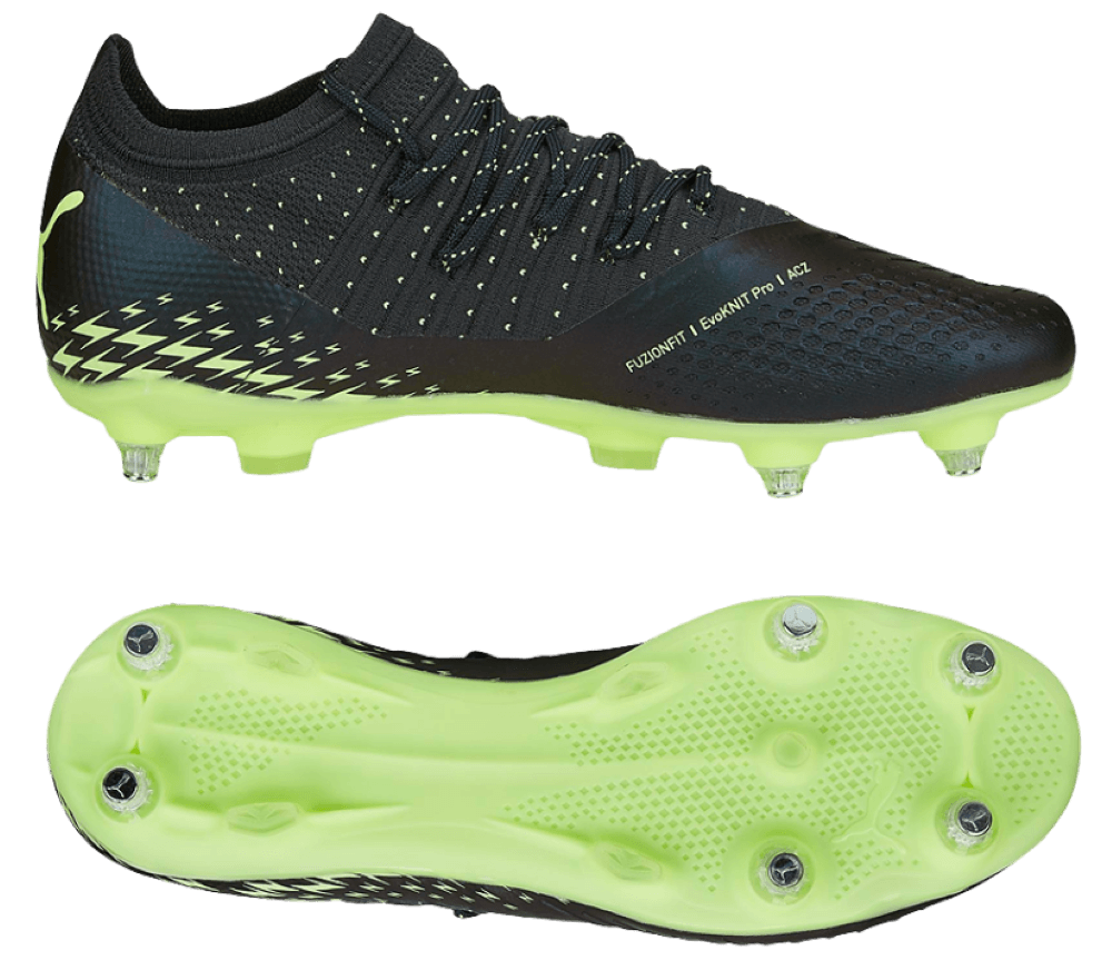 Puma Fussballschuh Future Z. 2.4 MxSG blau grün, 8,5, marine