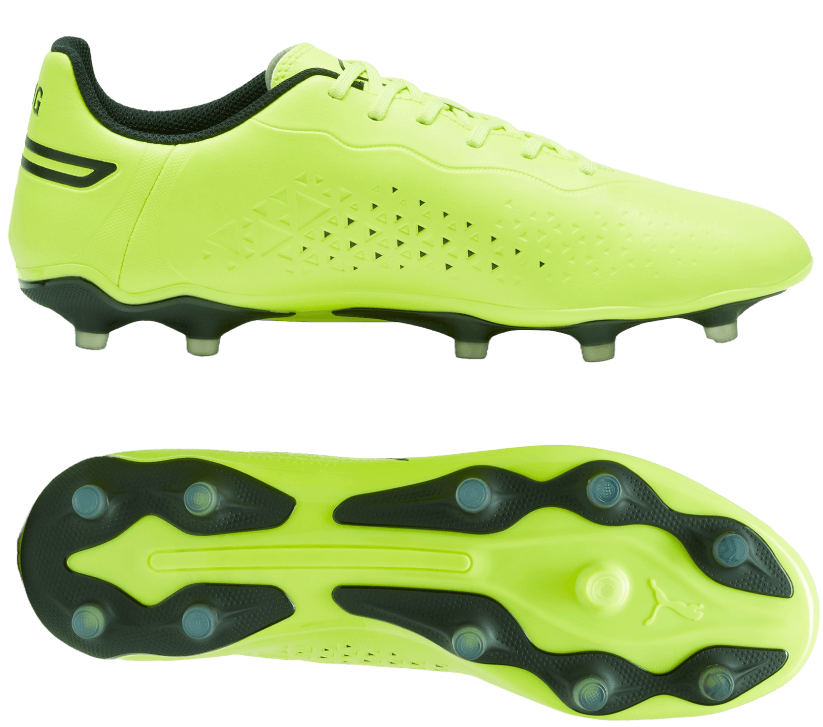 Puma Fussballschuh King Match FG/AG gelb schwarz