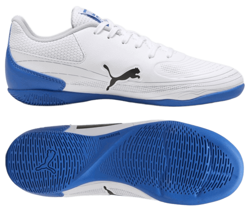 Puma Fussballschuh TRUCO III Indoor weiß schwarz blau