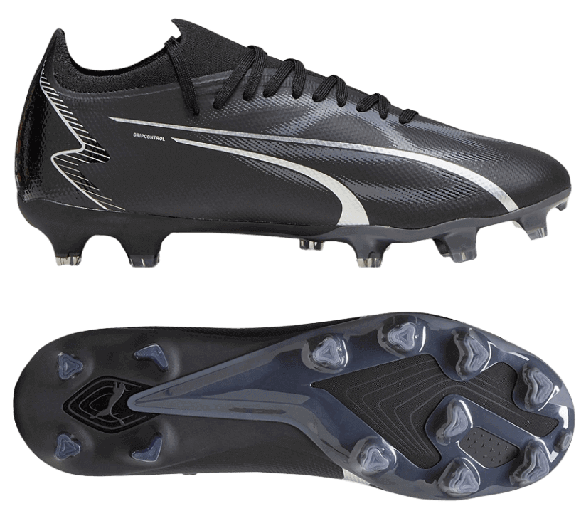 Puma Fußballschuh Ultra Match FG/AG schwarz grau